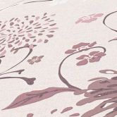 bloemen behang abstract wit paars - bloemen behang - natuurlijk woonkamer behang 