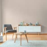 Strukturtapete Fischgrät Beige Creme – Vliestapete dezent textilartig modern 