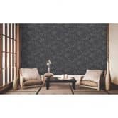 Livingwalls Vliestapete Metropolitan Stories asiatische Tapete mit Bonsai Mio Tokio grau, schwarz 