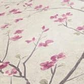 Livingwalls Metropolitan Stories 2 Mio - Tokio Papier peint floral, Marron, Rosa, Blanc 