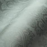 Livingwalls Paisley Tapete My Home My Spa Vliestapete Romantic Home eukalyptus, grün, silber 