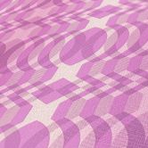 Geometrische Vliestapete Lila Creme - Grafik-Tapete im Retro-Stil - Vintage Mustertapete  