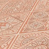 Tile wallpaper pink cream - wallpaper in tiled look - non-woven wallpaper living room office kitchen 