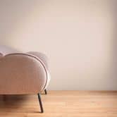 Textured wallpaper in linen look apricot - subtle non-woven wallpaper modern & friendly 