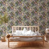 A.S. Création Dschungeltapete Dream Flowery Vliestapete tropisch grün, grau, gelb, blau 