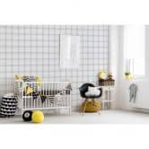 A.S. Création Kinderzimmertapete Little Love Vliestapete kariert beige, grau, weiß 