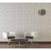 Livingwalls Vliestapete Metropolitan Stories Francesca Milano geometrische Tapete metallic, weiß 
