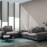 Livingwalls Papier peint intissé New Walls Loft Living effet béton gris, blanc 