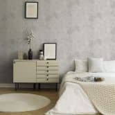 Livingwalls Papier peint intissé New Walls Urban Grace Vintage uni métallique, gris 