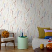 Papier peint intissé Nature - structure lin en gris & ton naturel 