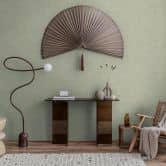Tapete Vlies botanisch - dezentes Blätterdesign in Taupe & Naturton 