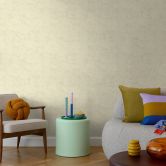 Elegant non-woven tapet - fint stribemønster i naturlige toner & greige 