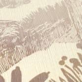 Papier peint paysage pastel beige vert - Papier peint intissé botanique illustré 