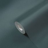 PVC-Freie Tapete Stoffoptik Blau - Vliestapete Einfarbig von A.S. Création 386661 