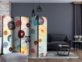 Paravent, Raumteiler freistehend, Trennwand - Ein Hauch von Sommer 