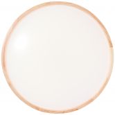 Deckenleuchte Alea, beige, Ø 39,5 cm, Holz Deckenlampe 