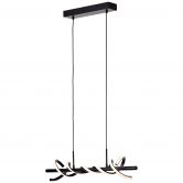 Pendelleuchte Alexander, schwarz, 150 x 75,5 cm, Pendellampe 