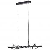 Pendelleuchte Alexander, schwarz, 150 x 95,5 cm, Pendellampe 