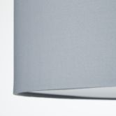 Deckenleuchte Alice, grau, Ø 60 cm, Textil, dimmbar 
