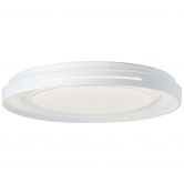 Wand- und Deckenleuchte Aurora, metallic/weiß, Ø 48,5 cm, Lampe 