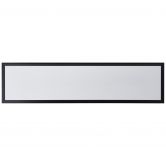 Deckenleuchte Clara, schwarz, 100 x 25 cm, Metall LED Deckenleuchte, Neutralweiß 