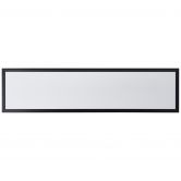 Deckenleuchte Clara, schwarz, 100 x 25 cm, Metall LED Deckenleuchte, dimmbar 