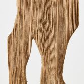 Tischleuchte Elea, braun, 25,8 x 27,8, Holz Lampe 