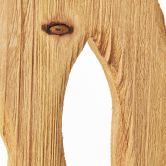 Tischleuchte Elea, braun, 50 x 22 cm, Holz Innenleuchte 