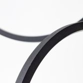 Pendelleuchte Elea, schwarz, 150 x 44,9 cm, Metall Lampe 