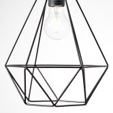 Pendelleuchte Fine, braun, 110 x 25 cm, Holz Pendellampe 
