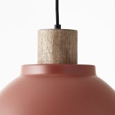 Pendelleuchte Franziska, rot, Ø38 cm, Metall Pendelleuchte 