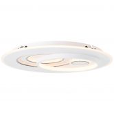 Deckenleuchte Haily, weiß, 49,5 x 6 cm, LED-Deckenleuchte, dimmbar 