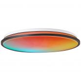 LED-Deckenleuchte Iva, schwarz, ⌀ 49 cm, Deckenlampe mit LED 