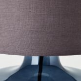 Tischleuchte Jana, blau, 57 x 29,8 cm, Textil Tischleuchte 