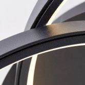 Deckenleuchte Kilian, schwarz, 4, 11,5 x 39,5 cm, Metall Innenleuchte 
