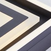 Deckenleuchte Linda, schwarz, 3, 6,5 x 40 cm, Metall Innenleuchte 