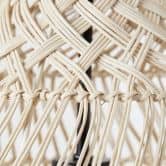 Pendelleuchte Lionel, braun, 120 x 34,5 cm, Rattan Pendellampe 