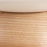 Deckenleuchte Lorena, beige, 20,5 x 35 cm, Holz Pilz 