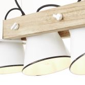 Pendelleuchte Maria, beige, 115 x 95 cm, Holz Pendelleuchte 