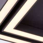 Wand- und Deckenleuchte Marlon, schwarz, 5,5 x 40 cm, Metall Innenleuchte 