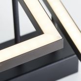 Deckenleuchte Mats, schwarz, 19 x 32 cm, Deckenlampe, dimmbar 