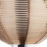 Wandleuchte Maxime, braun, 29,5 x 16 cm, Glas Wandlampe, dimmbar 