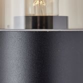 Außenwandleuchte Natalie, schwarz, 33,2 x 9 cm, Außenleuchte 