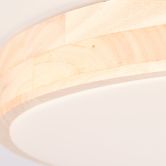 Wand- und Deckenleuchte Niklas, braun, 8 x 50 cm, Holz Deckenleuchte 