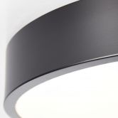 Deckenleuchte Niklas, schwarz, 6,5 x 33 cm, Deckenlampe 