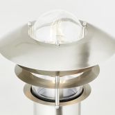 Außenstandleuchte Pepe, metallic, 90 x 22 cm, Metall Außenbeleuchtung, dimmbar 