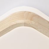 Deckenleuchte Selma, braun, 8 x 39 cm, Holz Lampe 