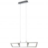 Pendelleuchte Sia, metallic, 150 x 80,5 cm, Metall Pendellampe, dimmbar 
