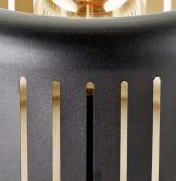 Tischleuchte Silvio, gold, 18,8 x 27 cm, Metall Tischlampe 