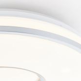 Deckenleuchte Tessa, metallic, 10,3 x 39 cm, Deckenlampe, dimmbar 